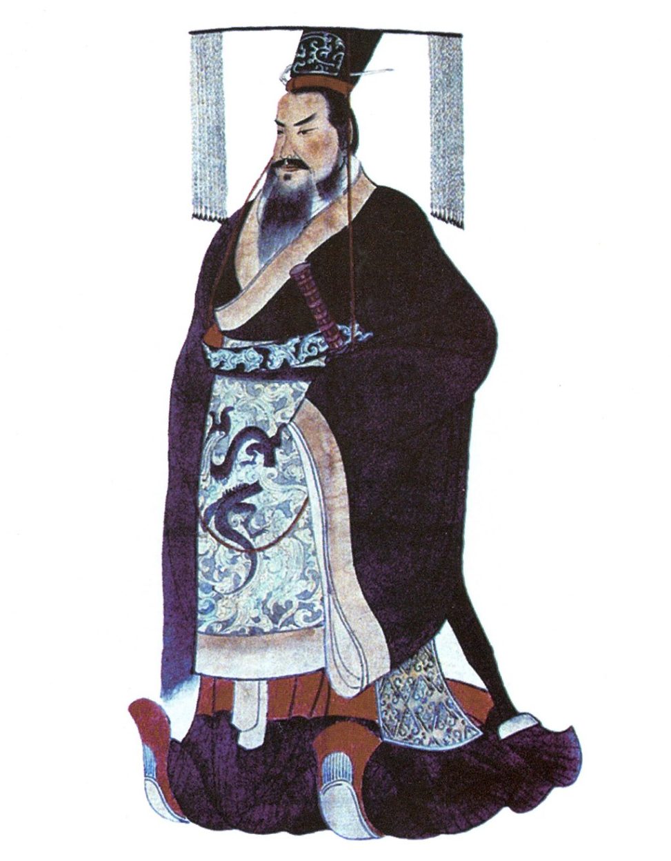 Qin Shi Huang first Emperor of unified China in Qin dynasty