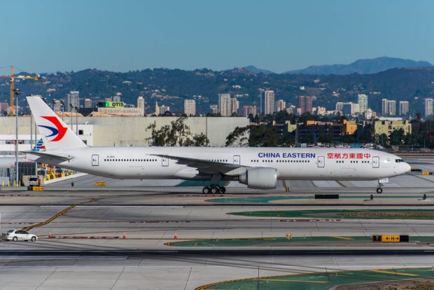 China Eastern Airlines Plane at LAX